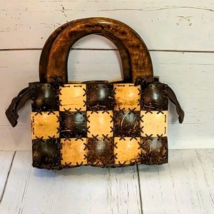 Handmade coconut hand bag